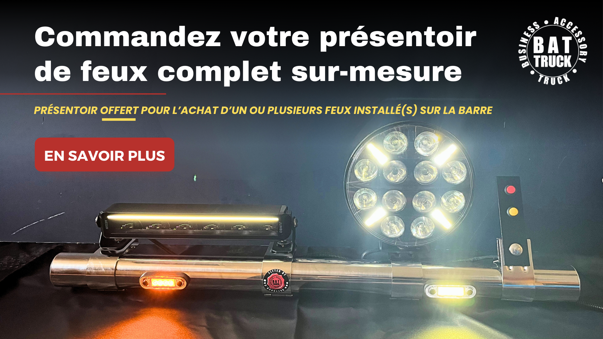 Kit de présentation de feux sur-mesure